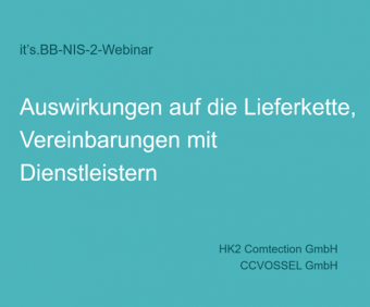 it’s.BB NIS-2 Webinar 30. September 2025